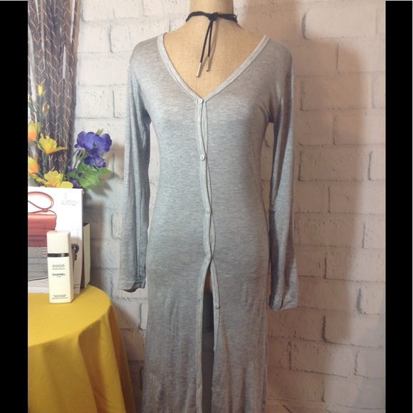 NWOT⬇️ LONG JERSEY KNIT  DUSTER - Picture 3 of 8